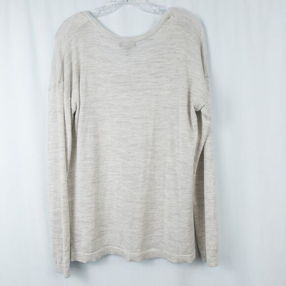 Lane Bryant Fine Merino Collection Metallic Shimmer Sweater Womens 14/16 Gray - Picture 2 of 13